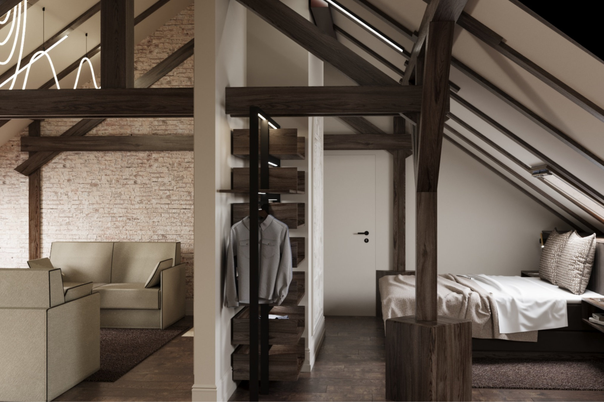 luca varga belsoepitesz tervezo hotel room loft airbnb